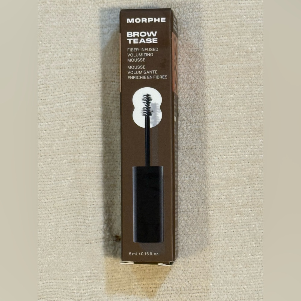 Morphe Brow Tease Fiber-Infused Volumizing Mousse in Cold Brew